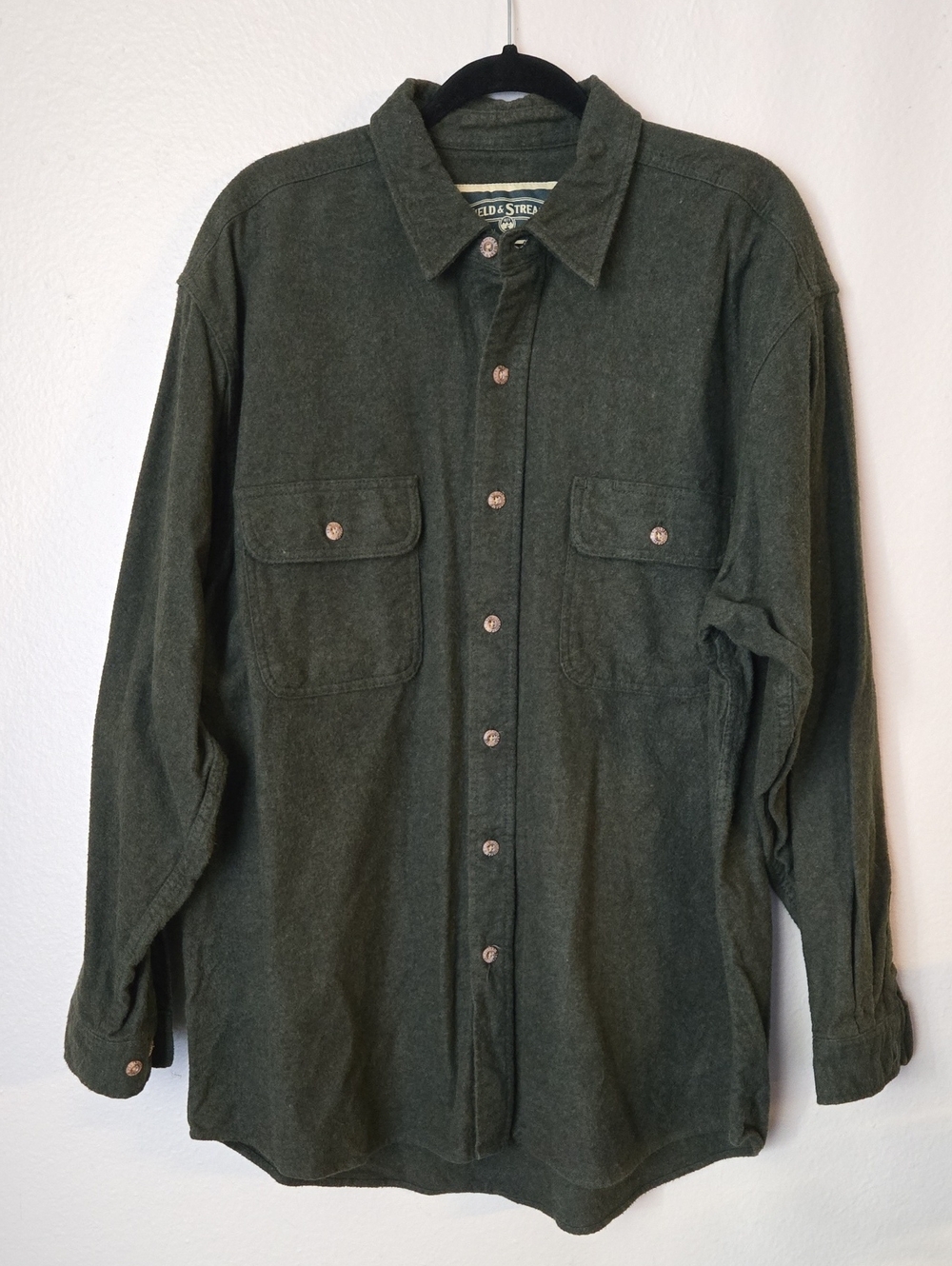 Field & Stream Men’s XL Green Cotton Workwear Overshirt Shacket